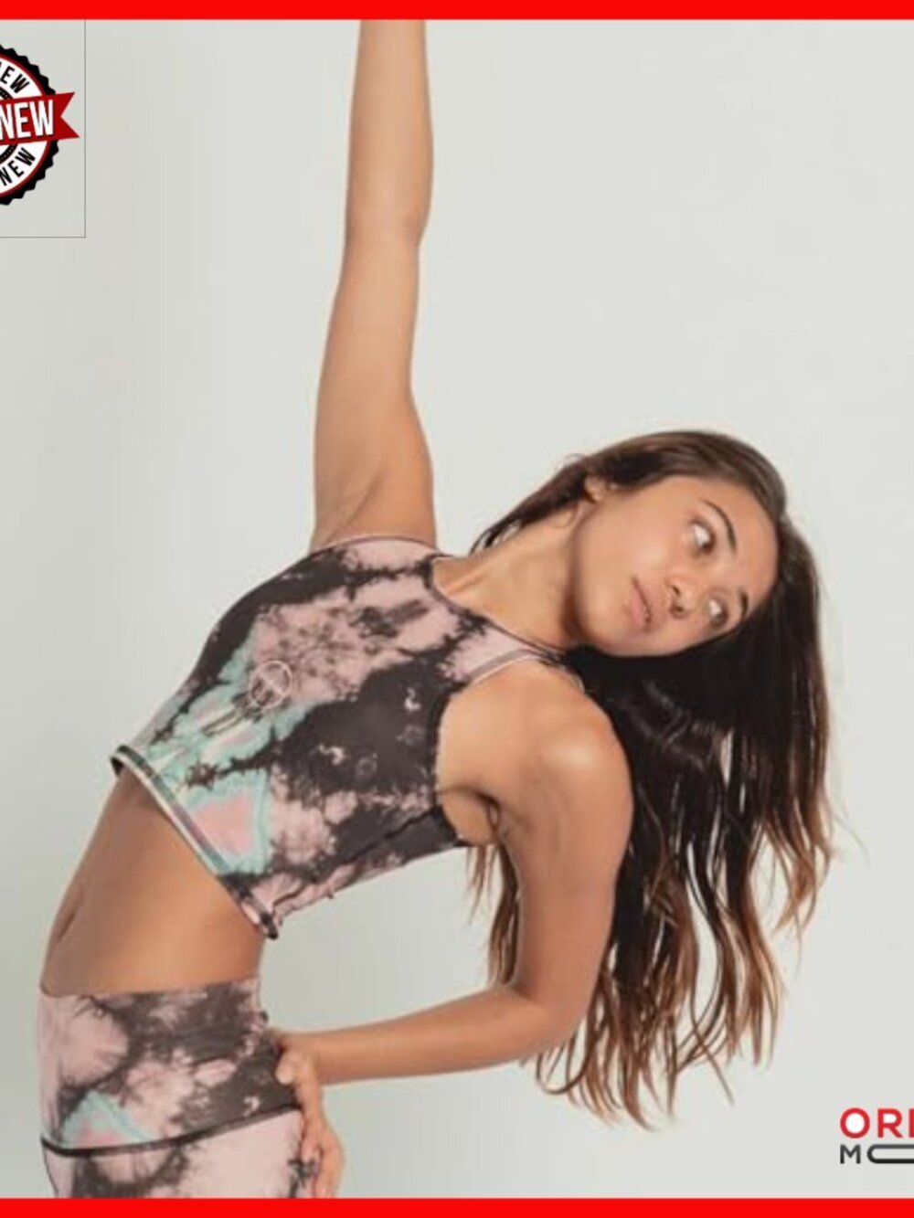 Sustainable Activewear Crop Tank Top, Quick Dry, Lightweight, Yoga & Swim - Picture 3 of 6